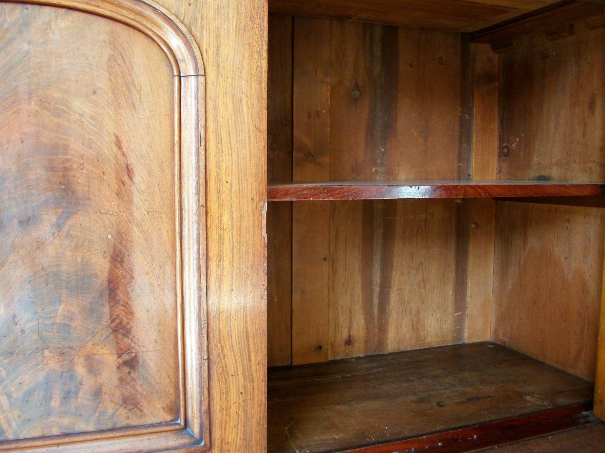 William IV Early Victorian Mahogany Bookcase